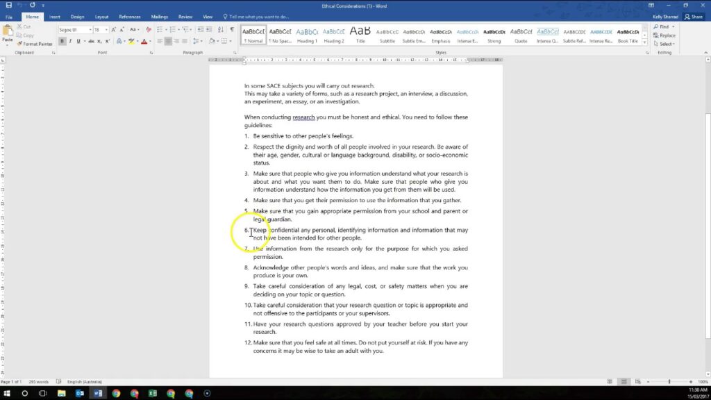 The Importance of Ethical Considerations in Dissertation Research